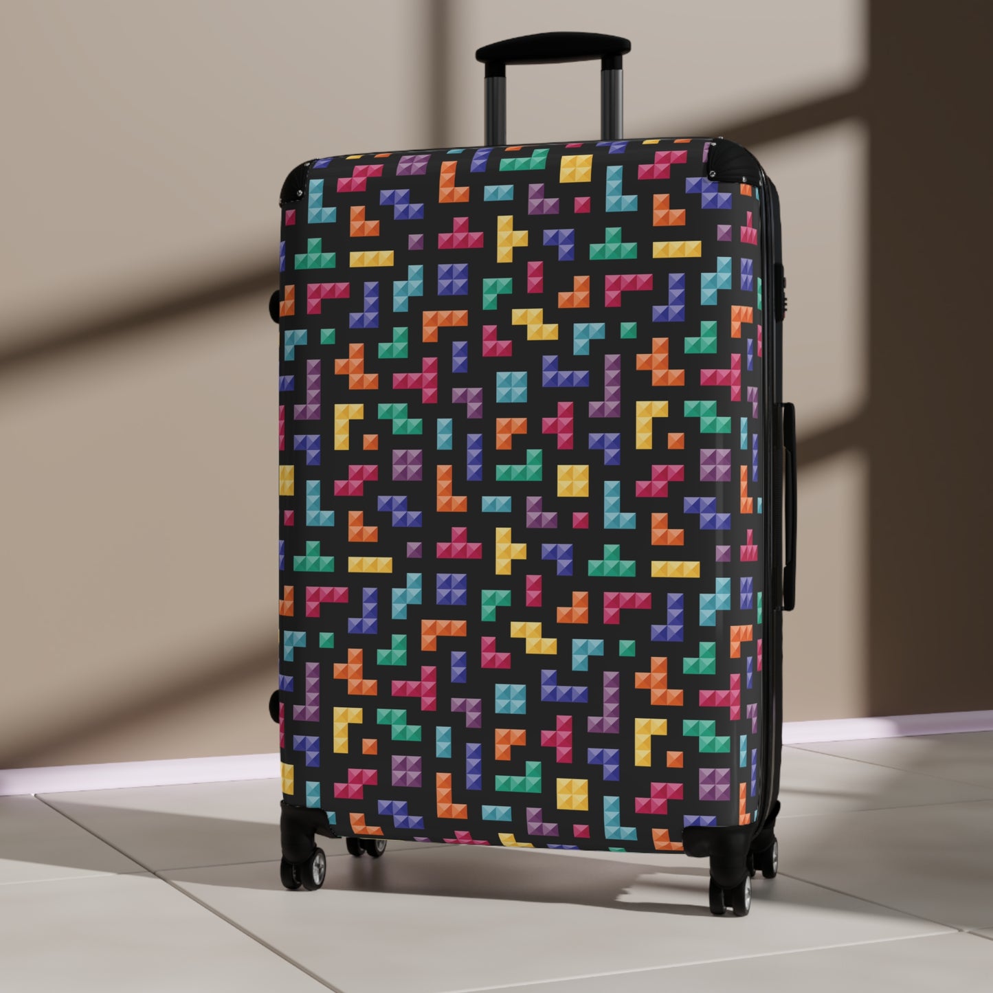 Tetris Inspired Suitcase
