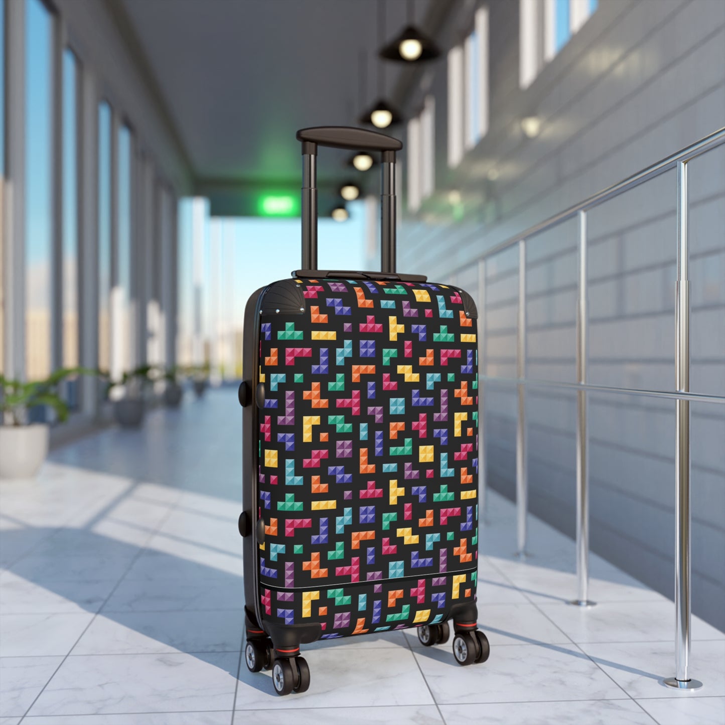 Tetris Inspired Suitcase