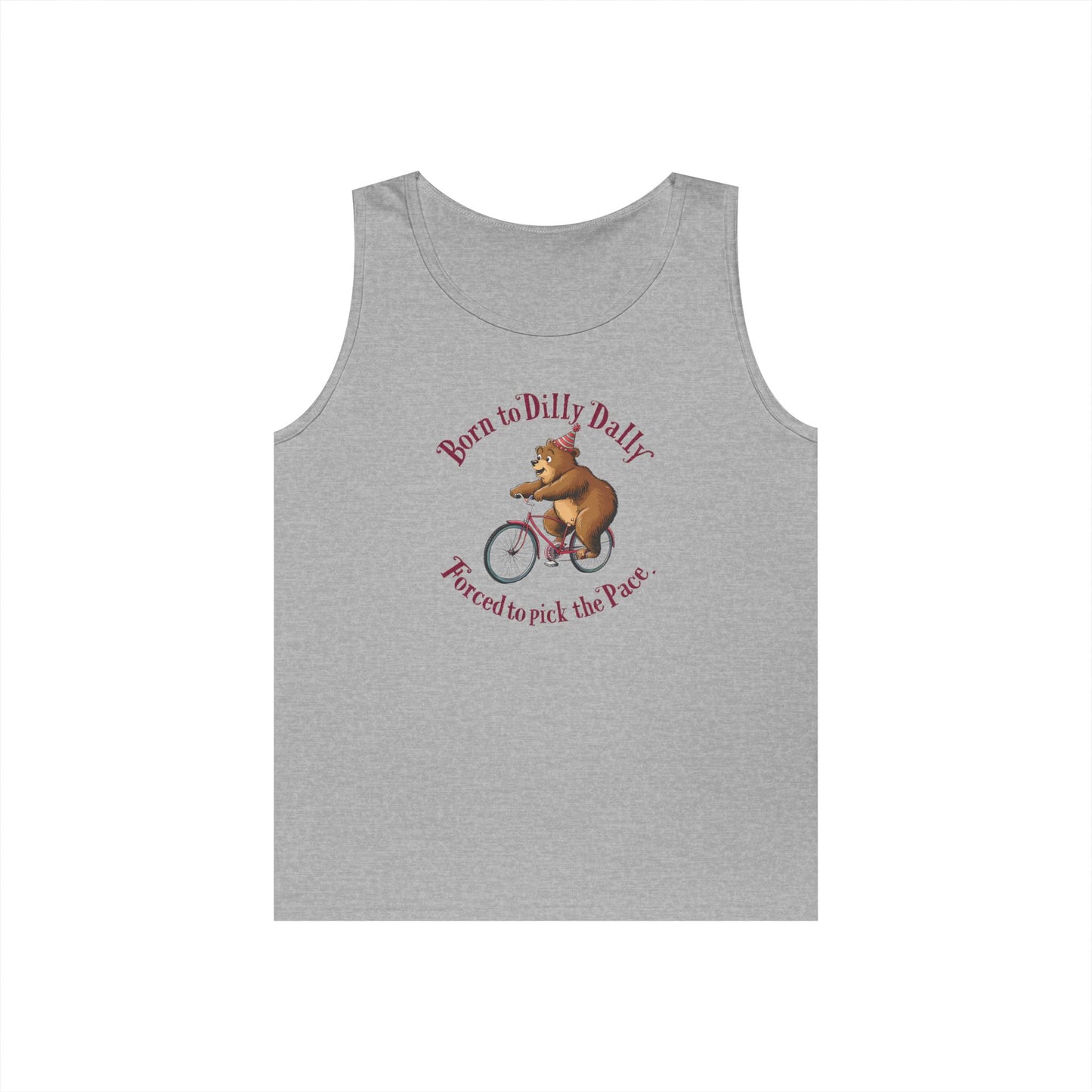 Born to Dilly Dally Bear Tank Top