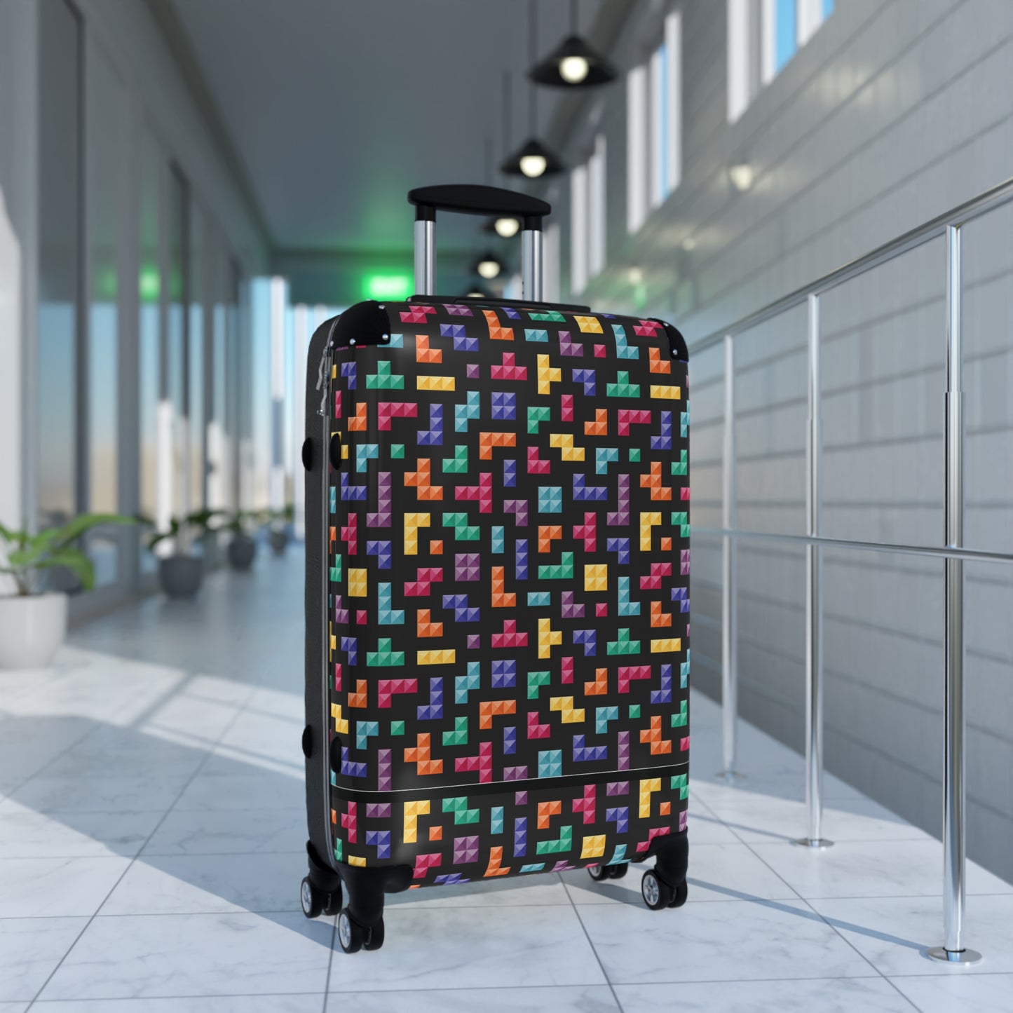 Tetris Inspired Suitcase