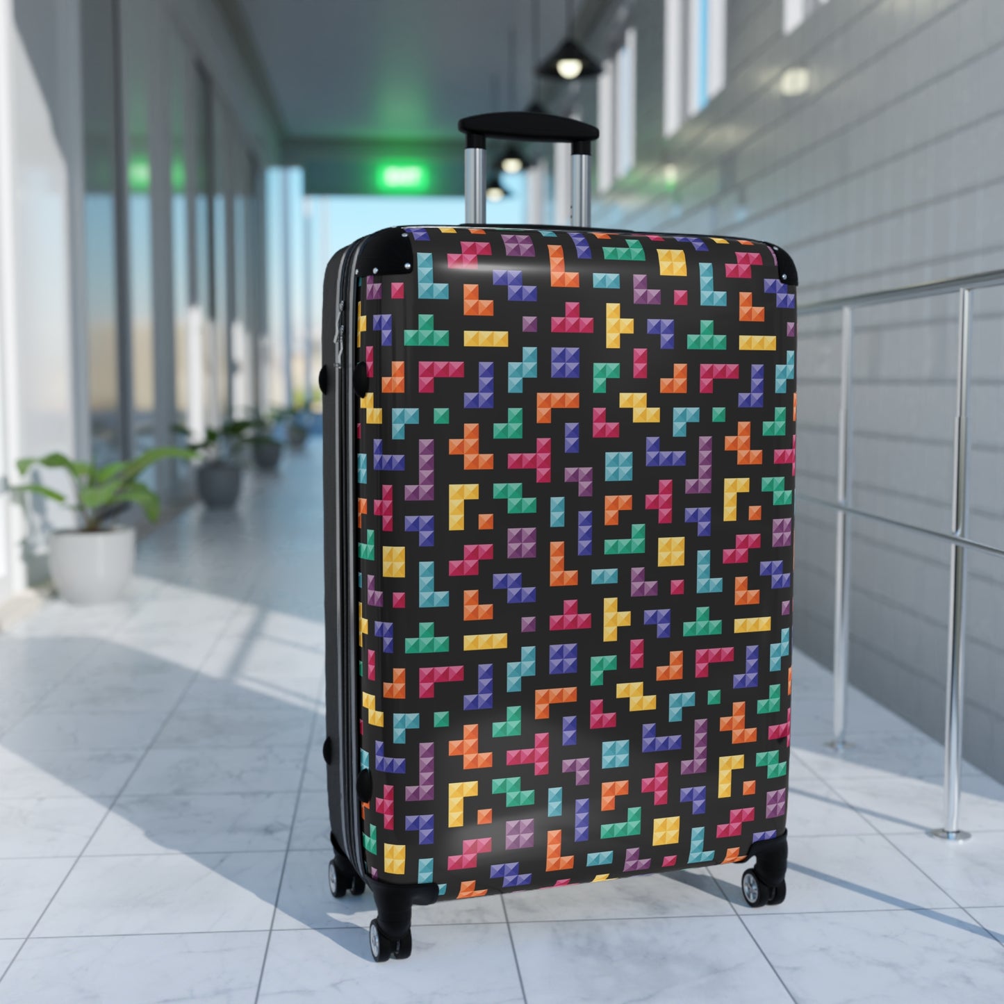 Tetris Inspired Suitcase