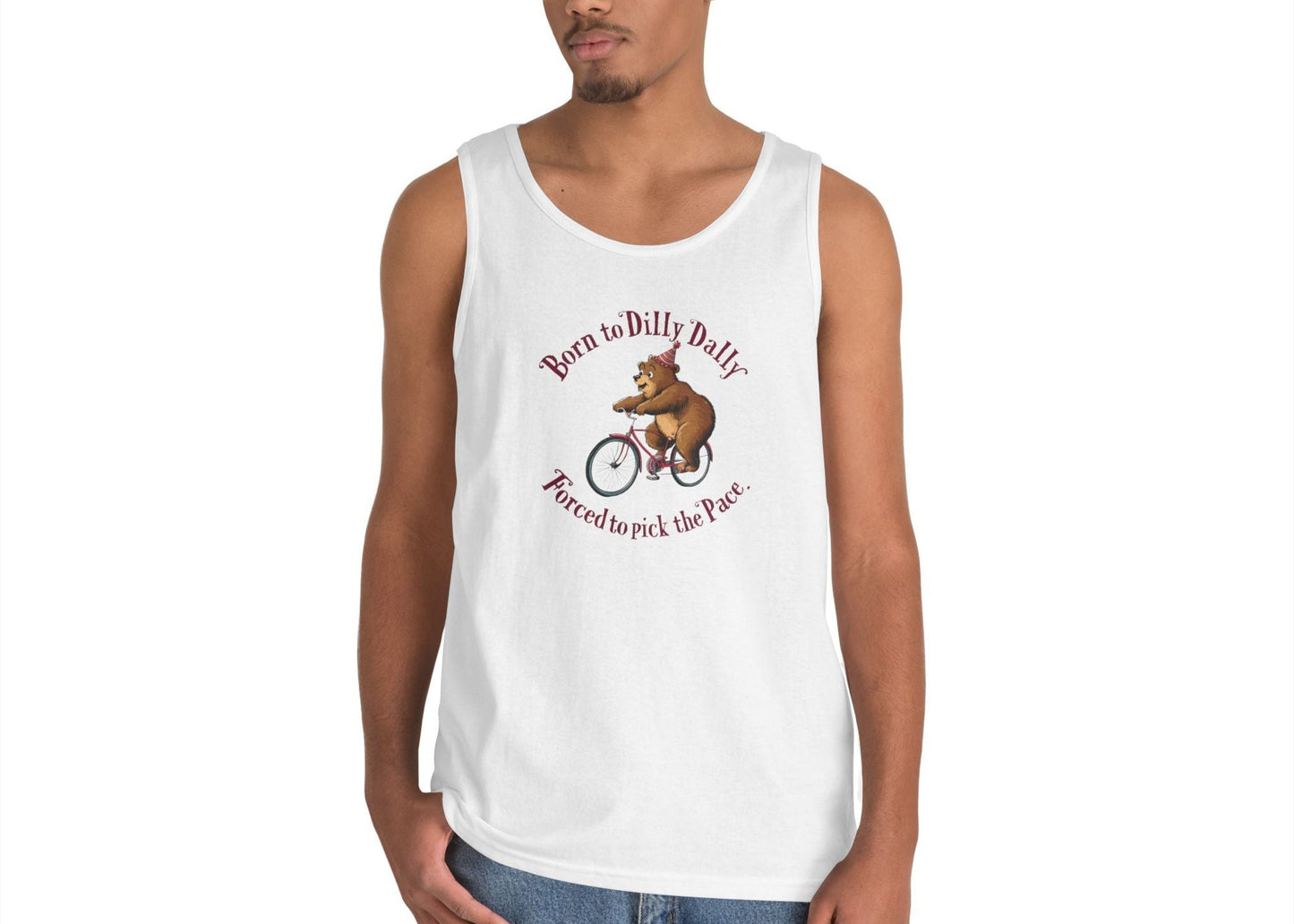 Born to Dilly Dally Bear Tank Top
