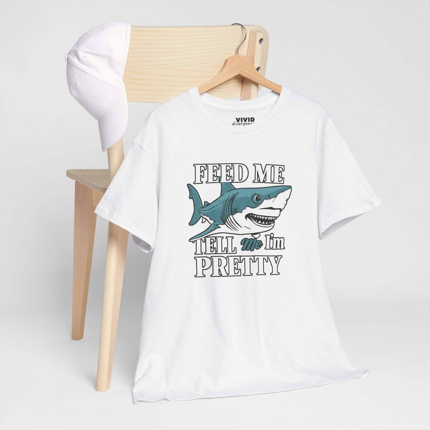 Feed Me & Tell Me I'm Pretty Shark Week T-Shirt