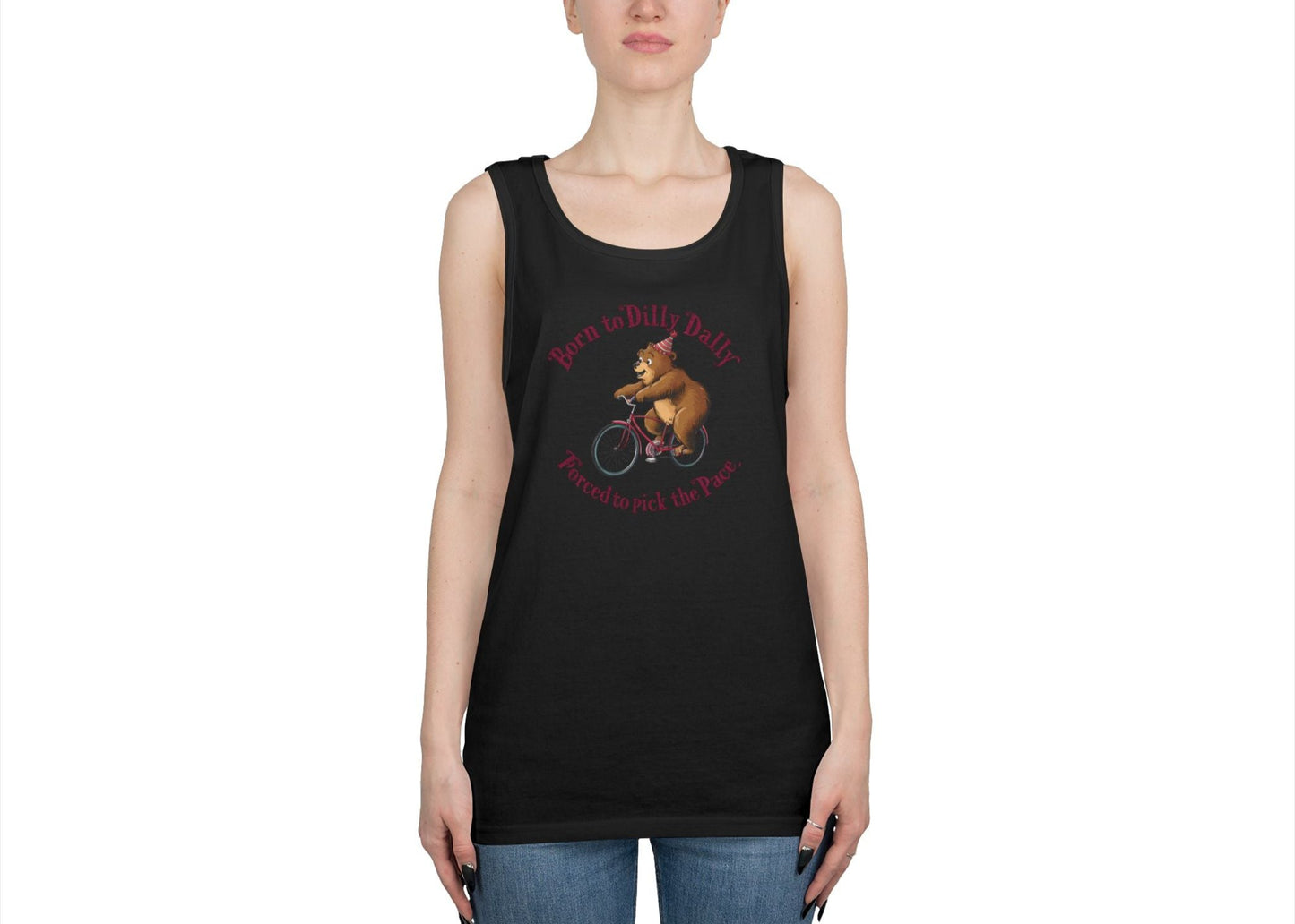 Born to Dilly Dally Bear Tank Top