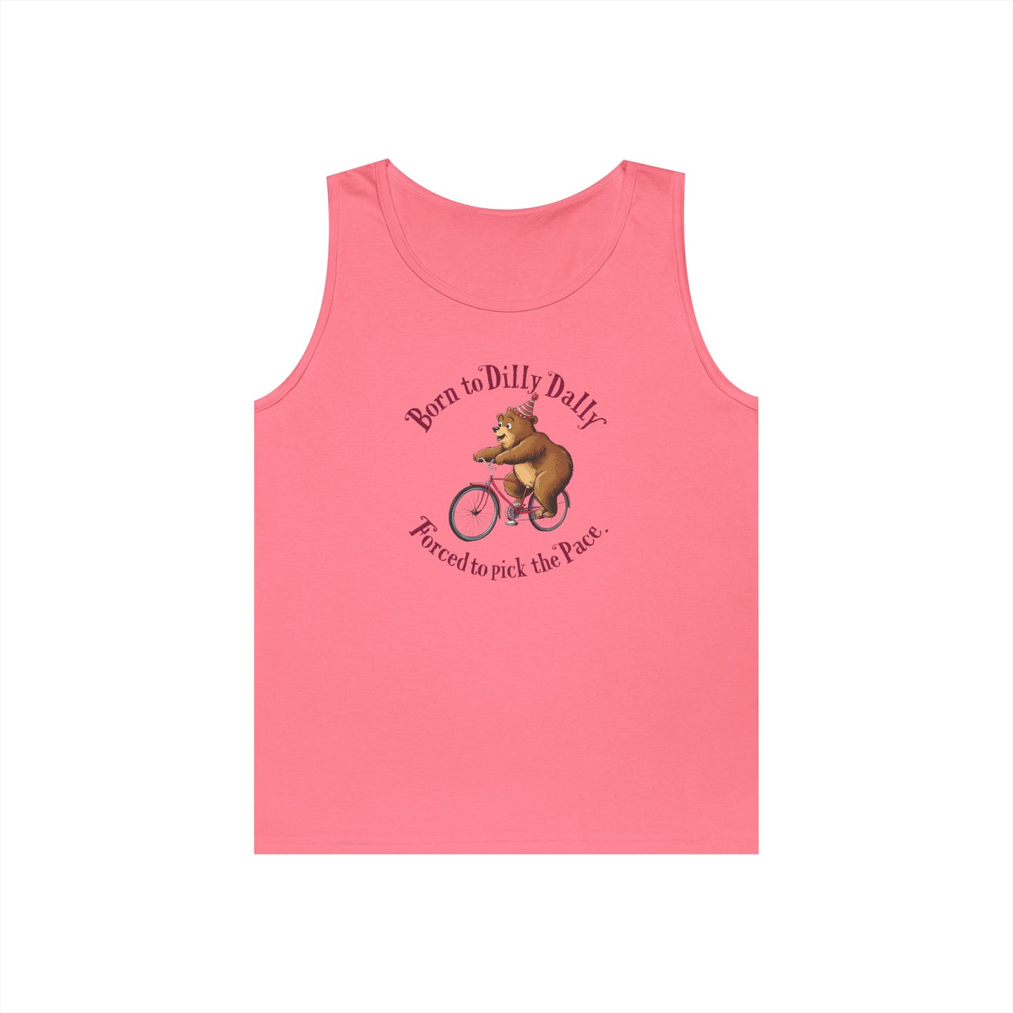 Born to Dilly Dally Bear Tank Top