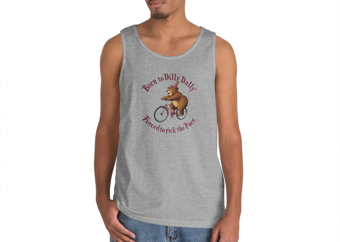 Born to Dilly Dally Bear Tank Top
