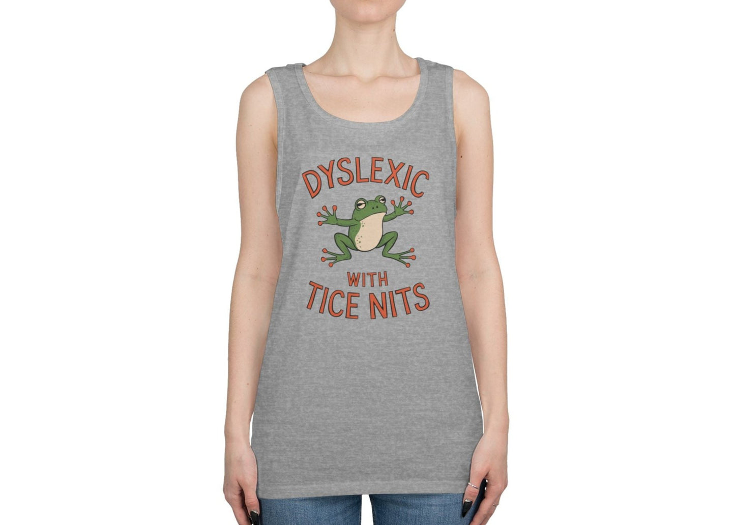 Dyslexic With Tice Nits Tank Top