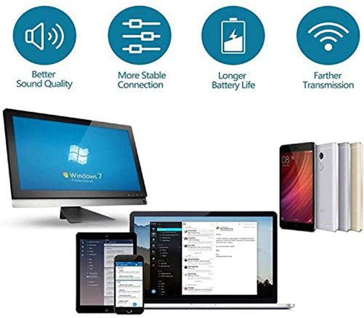 Wireless Bluetooth Headband Headphones - Vivid Divergence