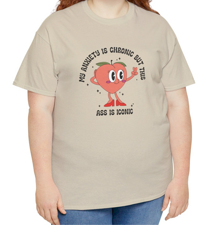 Chronic Anxiety Booty T-Shirt - Vivid Divergence