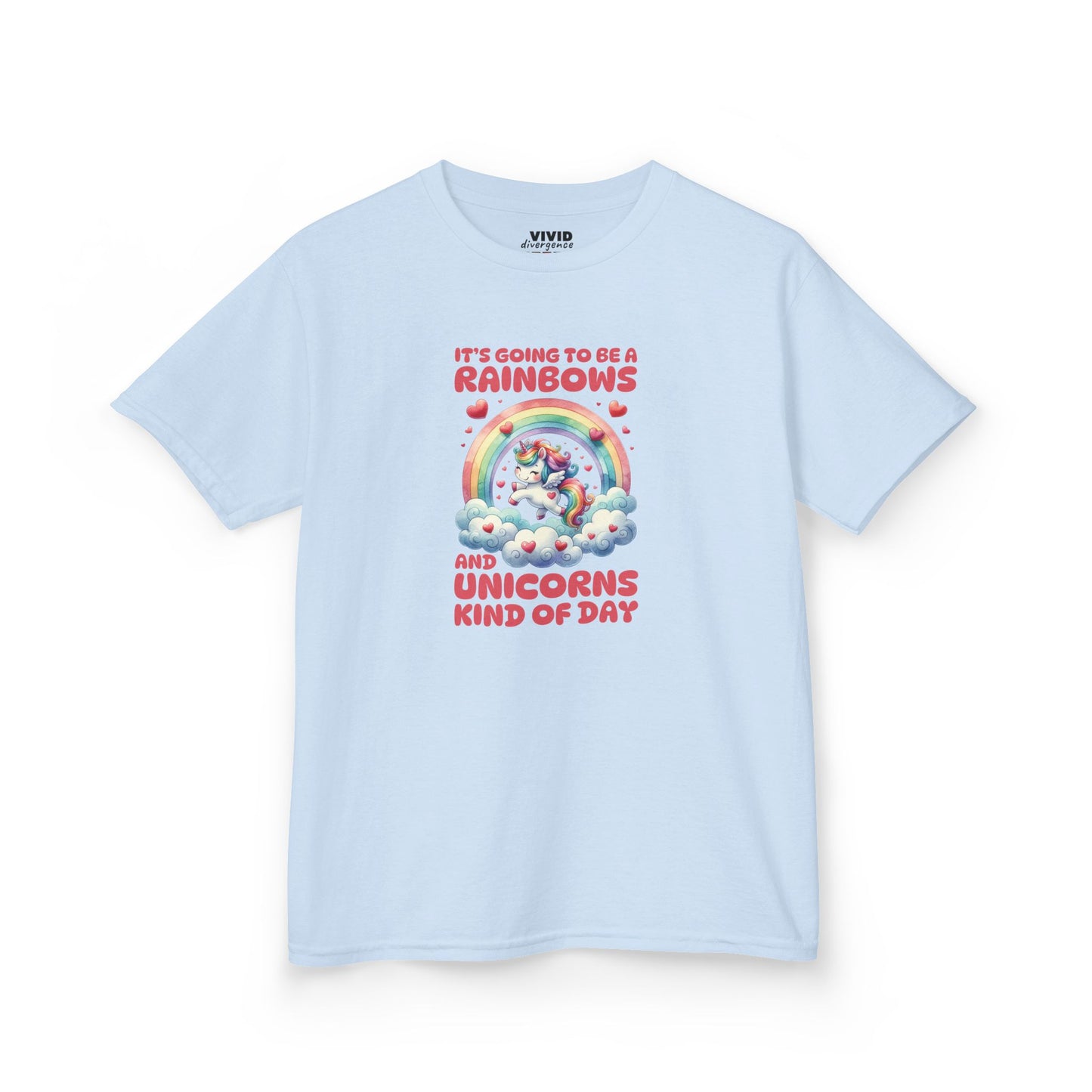 Rainbows  Unicorns Kind Of A Day KIDS T-Shirt