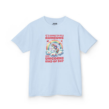 Rainbows  Unicorns Kind Of A Day KIDS T-Shirt
