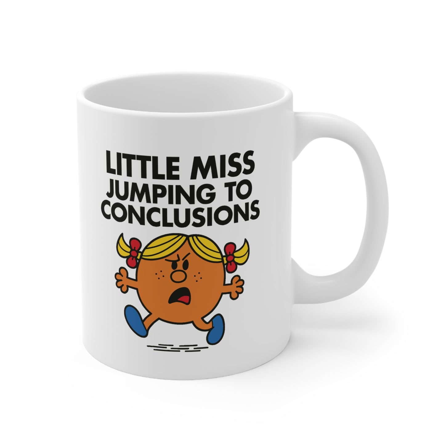 Little Miss Jumping To Conclusions Mug