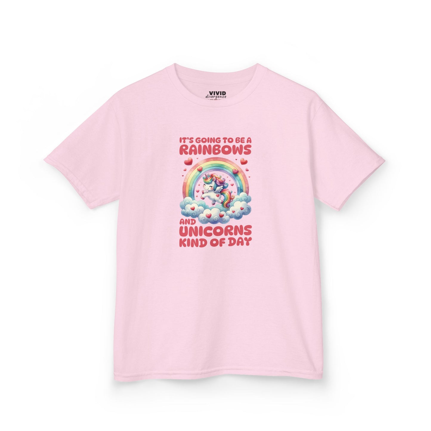 Rainbows  Unicorns Kind Of A Day KIDS T-Shirt
