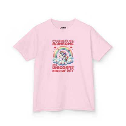 Rainbows  Unicorns Kind Of A Day KIDS T-Shirt