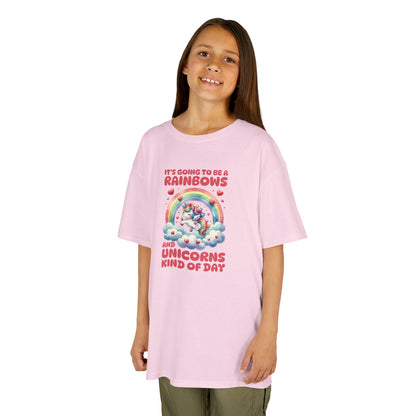 Rainbows  Unicorns Kind Of A Day KIDS T-Shirt