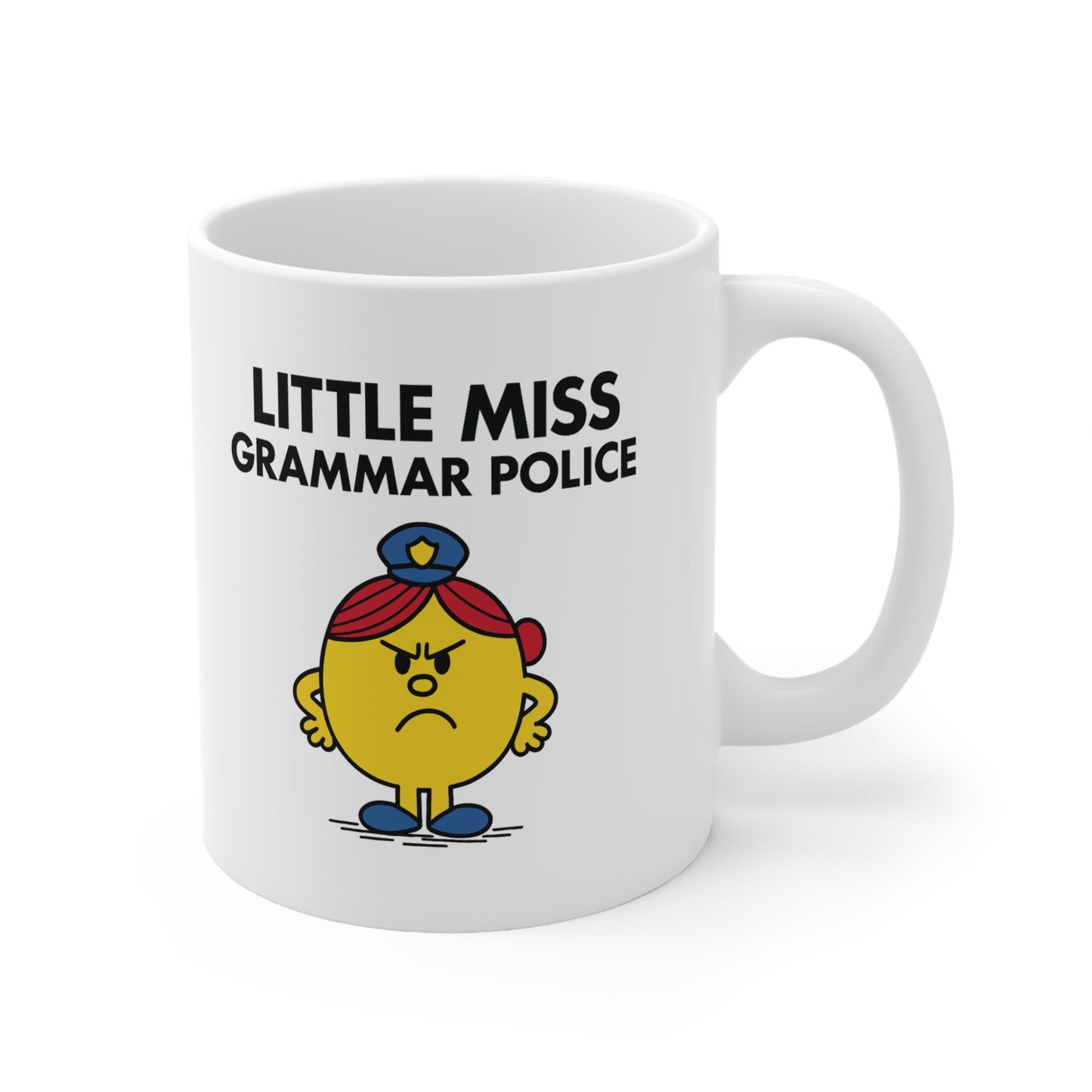 Little Miss Grammar Police Mug