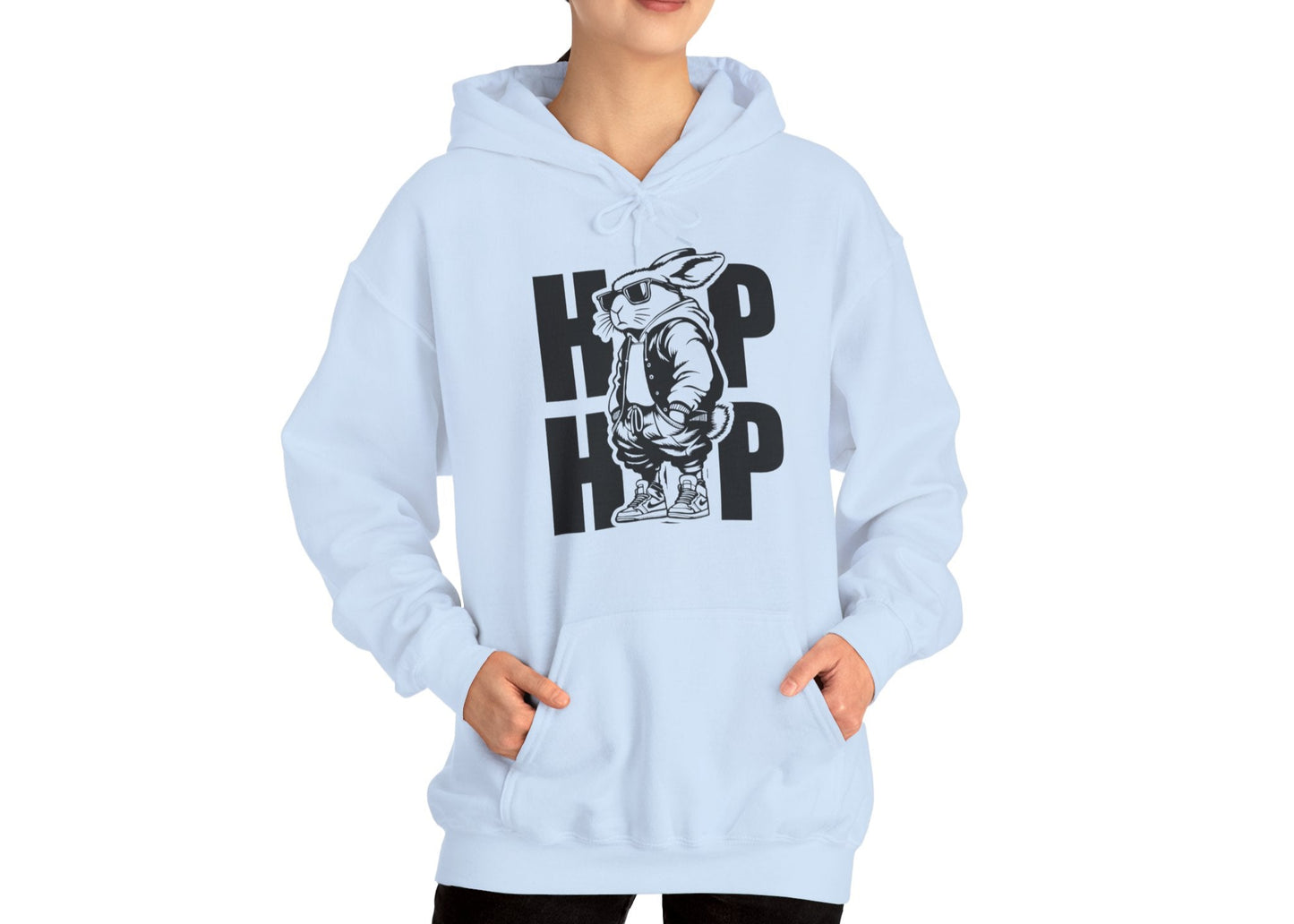 Cool Hip Hop Bunny Easter Hoodie