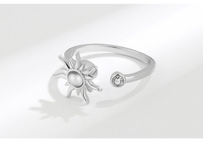 Radiant Sun Fidget Spinning Ring