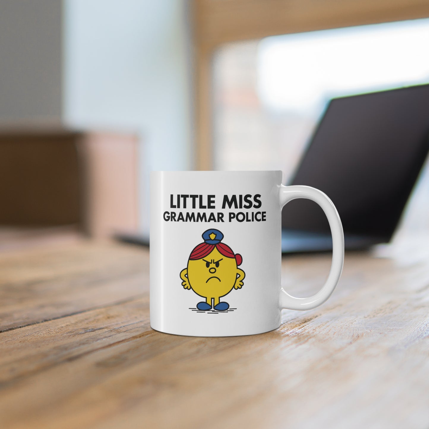 Little Miss Grammar Police Mug