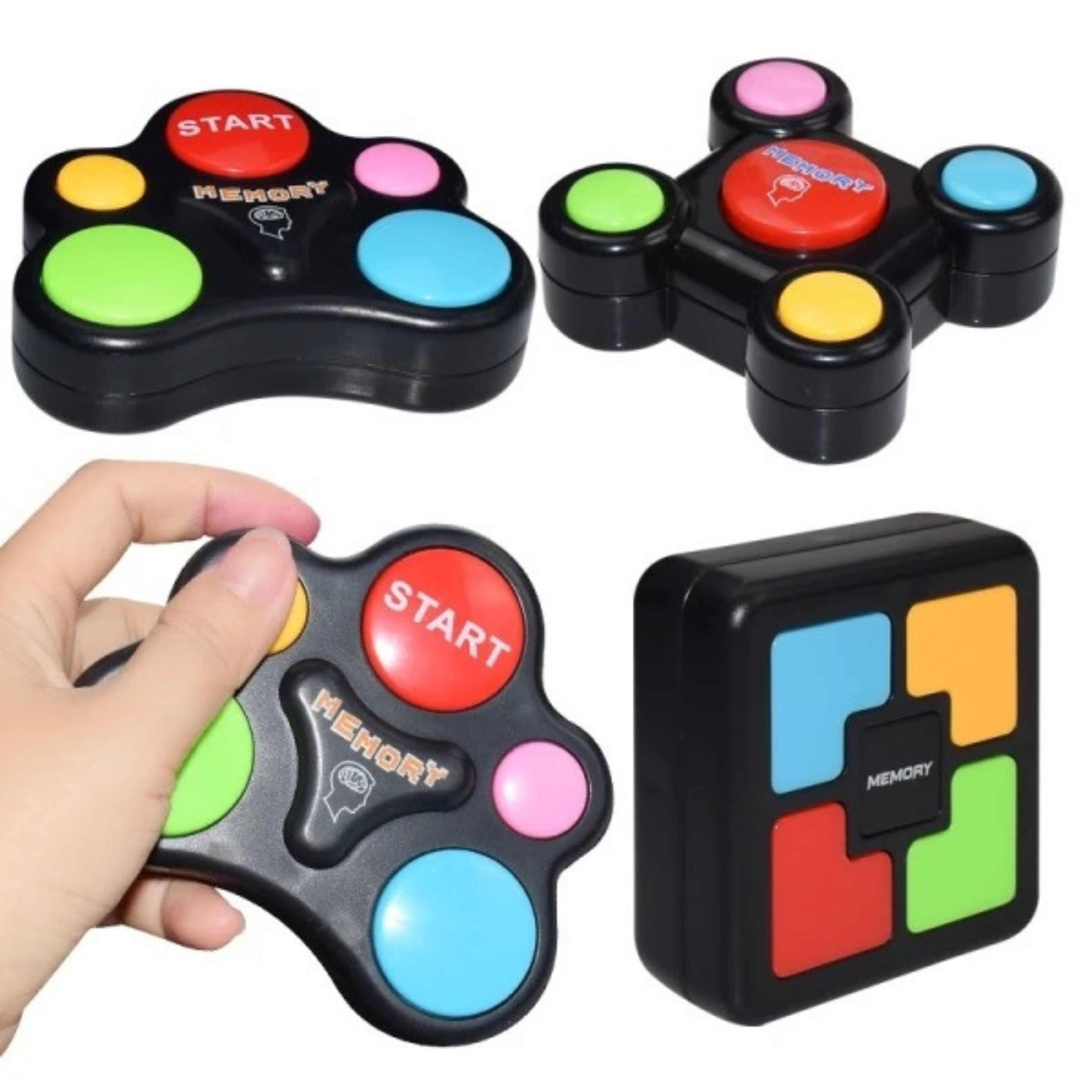 BrainSpark Light and Sound Electronic Handheld Memory Game – Vivid ...