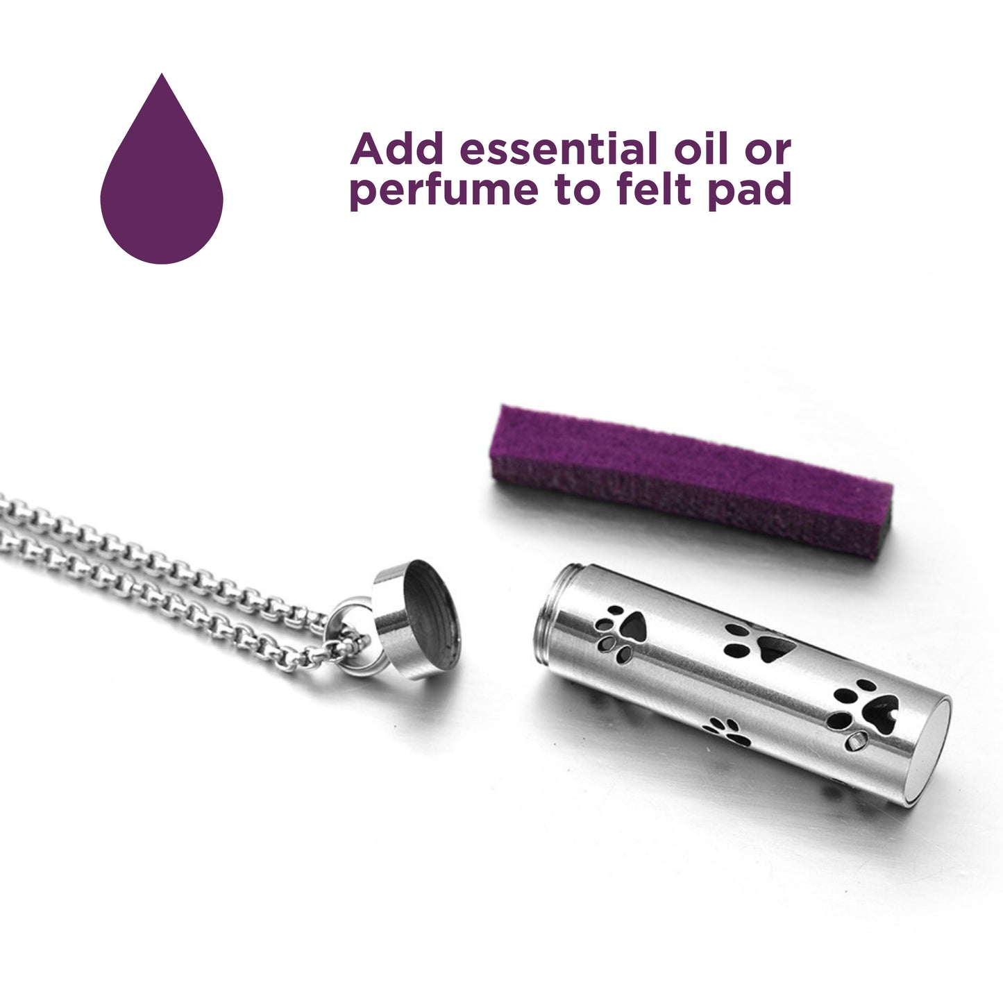 Sensory Soothe Aromatherapy Pendant Necklace