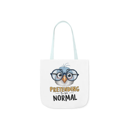 Pretending to be Normal Canvas Tote Bag - Vivid Divergence
