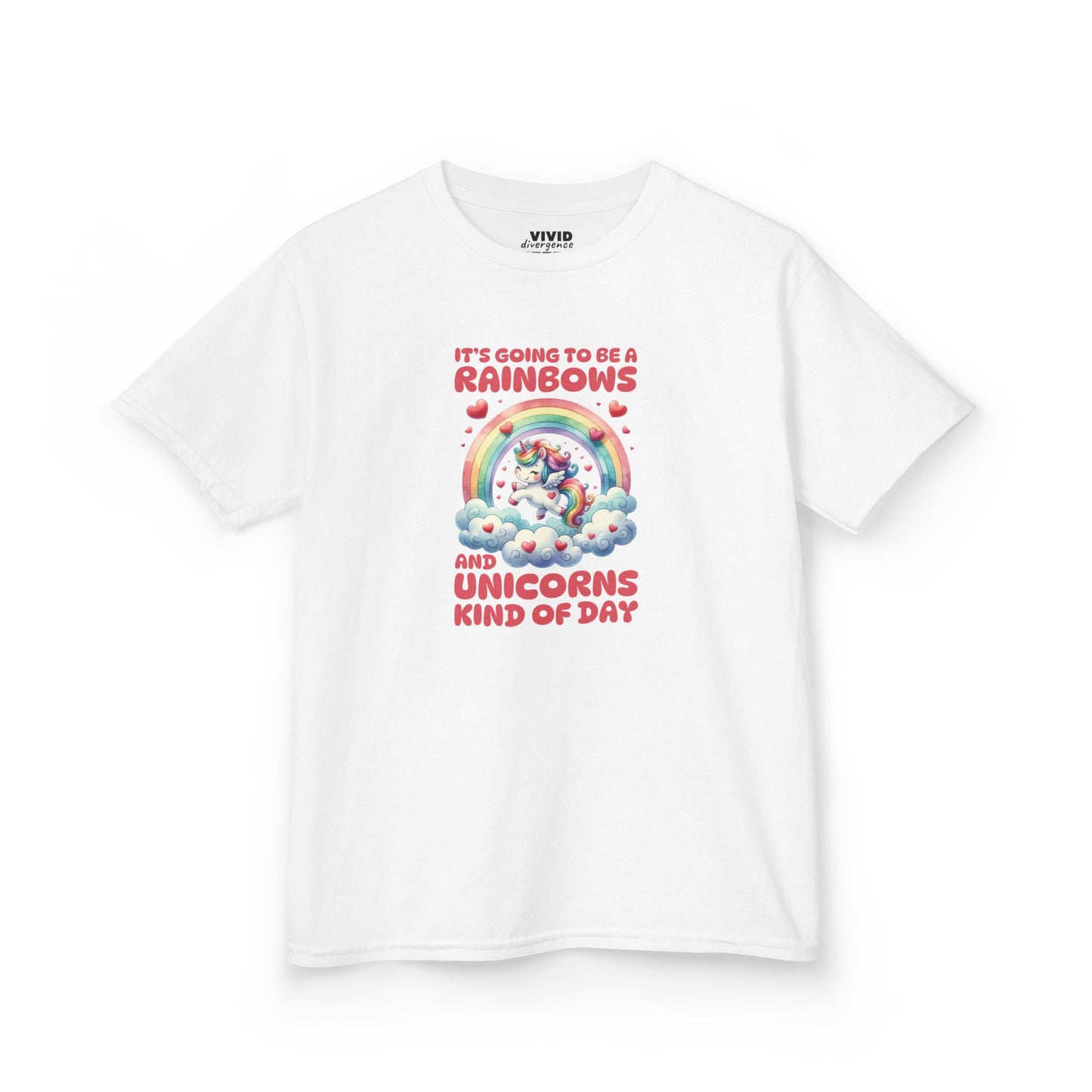 Rainbows  Unicorns Kind Of A Day KIDS T-Shirt