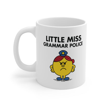 Little Miss Grammar Police Mug