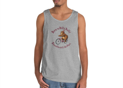 Born to Dilly Dally Bear Tank Top