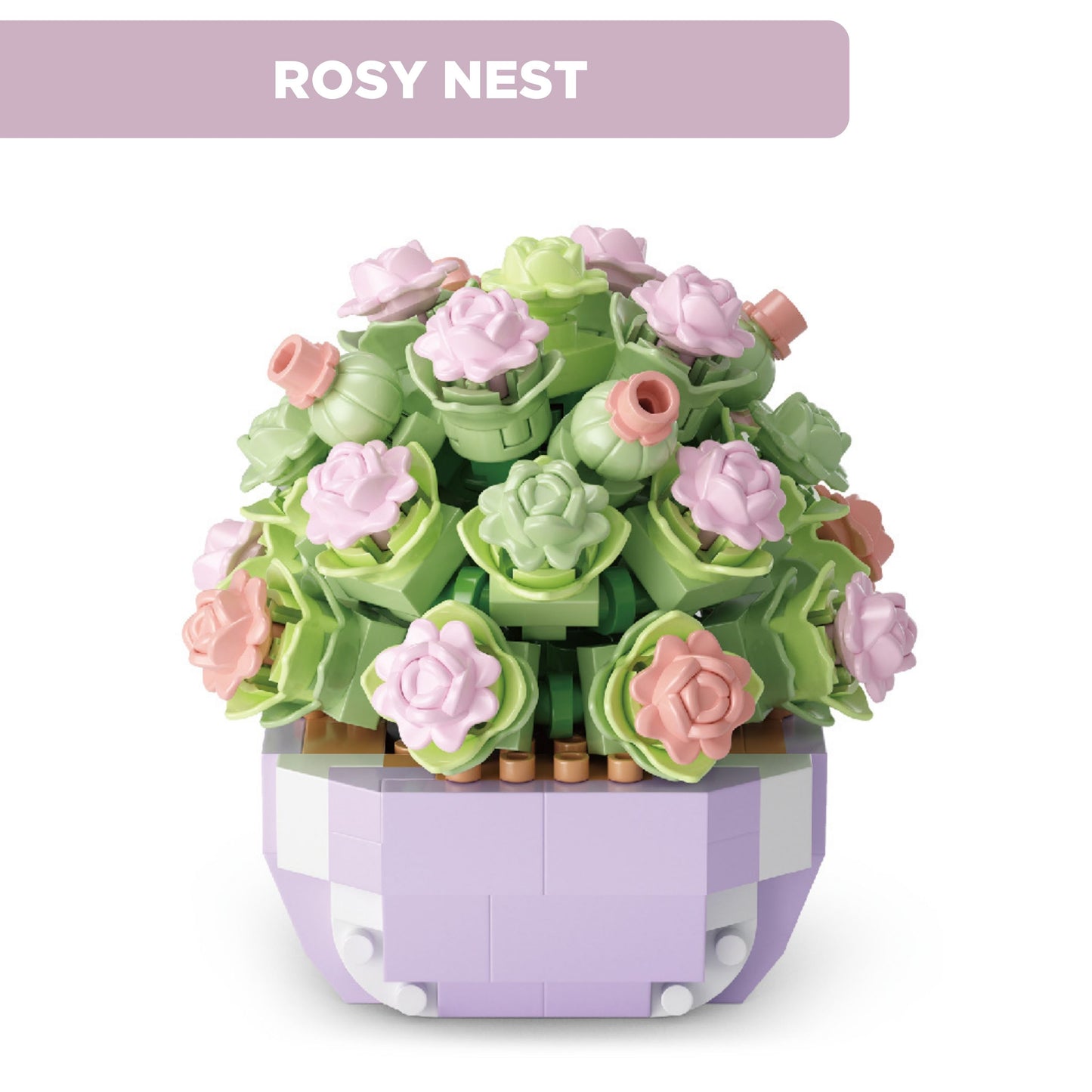 Eternal Plant Building Blocks | Fun Size Flowers and Succulents