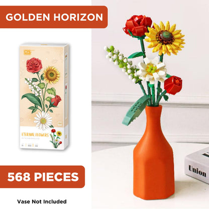 Eternal Bouquet Building Blocks | Sunset Dreams Collection