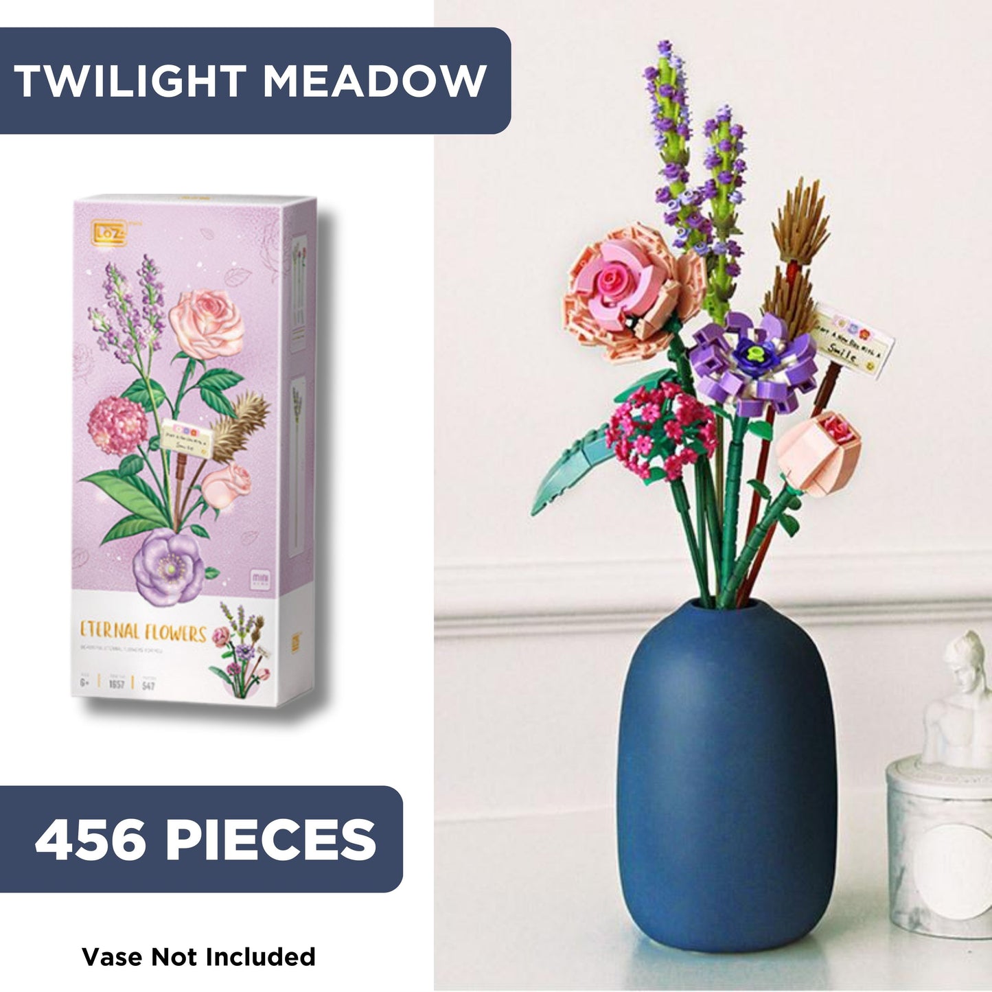 Eternal Bouquet Building Blocks | Sunset Dreams Collection