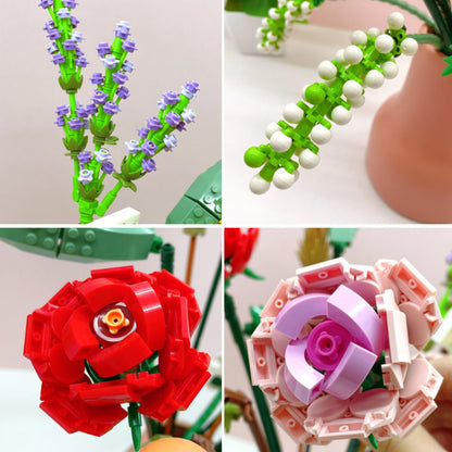 Eternal Bouquet Building Blocks | Sunset Dreams Collection