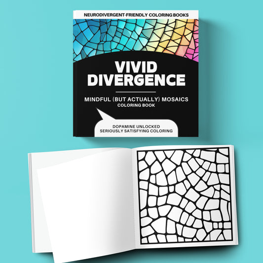 Bold & Easy Coloring Book | Mindful (but actually) Mosaics