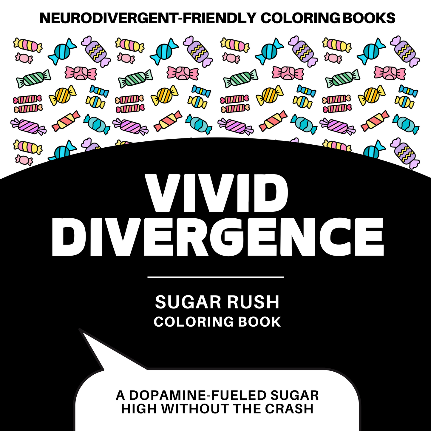 Bold & Easy Coloring Book | Sugar Rush