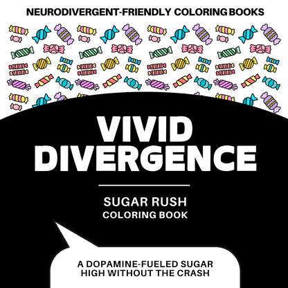 Bold & Easy Coloring Book | Sugar Rush