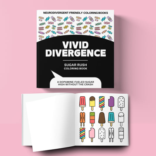 Bold & Easy Coloring Book | Sugar Rush