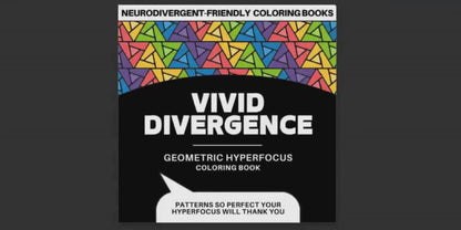 Bold & Easy Coloring Book | Geometric Hyperfocus