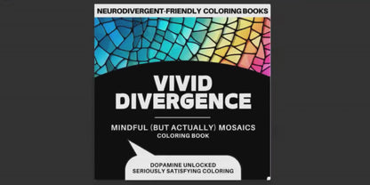 Bold & Easy Coloring Book | Mindful (but actually) Mosaics